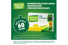 TANTUM VERDE SMAK CYTRYNOWY 30 pastylek