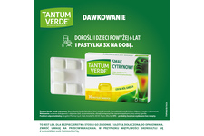 TANTUM VERDE SMAK CYTRYNOWY 30 pastylek