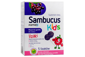 SAMBUCUS KIDS lizak 5 sztuk