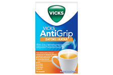 VICKS ANTIGRIP ZATOKI I KATAR 10 saszetek