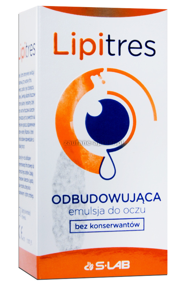 Lipitres OdbudowujĄca Emulsja Do Oczu 10 Ml Krople Zaufane Aptekipl 8358