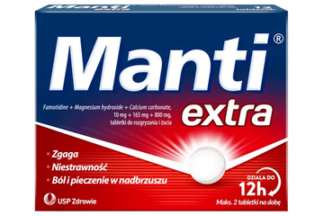 MANTI EXTRA SMAK MIĘTOWY 12 tabletek