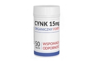 CYNK ORGANICZNY FORTE 15 mg 50 tabletek