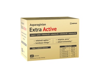 ASPARAGINIAN EXTRA ACTIVE 60 tabletek