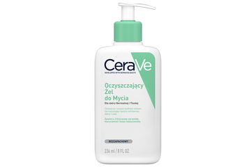 CERAVE OCZYSZCZAJĄCY ŻEL DO MYCIA DLA SKÓRY NORMALNEJ I TŁUSTEJ 236 ml